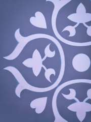 Beautiful abstract color surface gray black and white granite texture on white wall and white and black granite tiles floor pattern