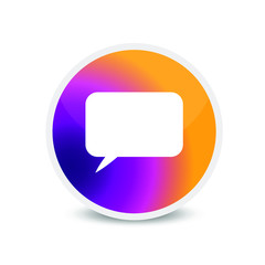 sms chat icon vector logo art