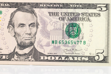 Money American dollar bills.Pile of various currencies isolated on white background.