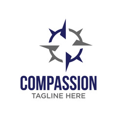 Compass Logo Icon Vector Template