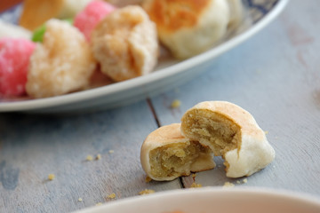 Bakpia, Traditional cuisine from Yogyakarta, Indonesia.