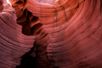 Bright Curves of the Antelope Canyon, Arizona, USA