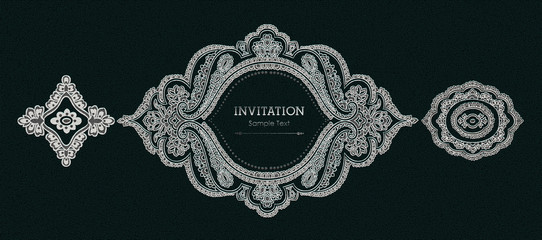 Classic paisley pattern, wallpaper pattern