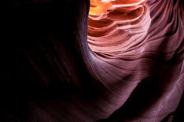 Obraz premium Amazing View to the Antelope Canyon Curves, Arizona, USA