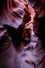 Amazing View to the Antelope Canyon Curves, Arizona, USA