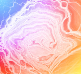 Abstract pattern, colorful marble, beautiful rainbow, natural background