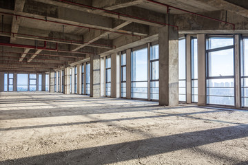 The Modern empty business building