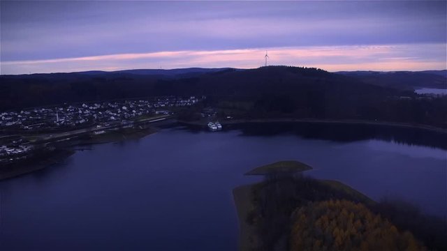 Schiffsanleger Sondern am Biggesee Luftaufnahme
