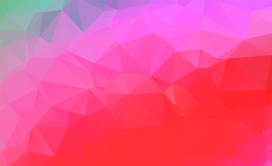 Obraz premium Light purple vector polygon abstract backdrop. Polygonal with gradient. Texture pattern for your backgrounds