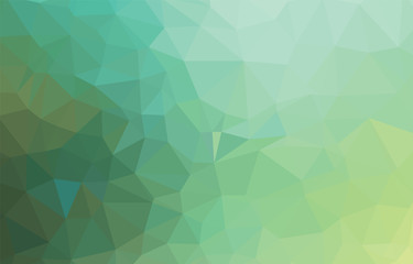 Light Green vector polygon abstract backdrop. Polygonal abstract vector with gradient. Textured pattern for your backgrounds