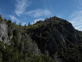 Cliffs above Shasta Lake, Northern California