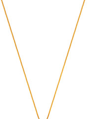 GOLD CHAIN FOR PENDANT ISOLATED ON WHITE BACKGROUND