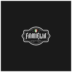 Restaurant vintage logo design vector template