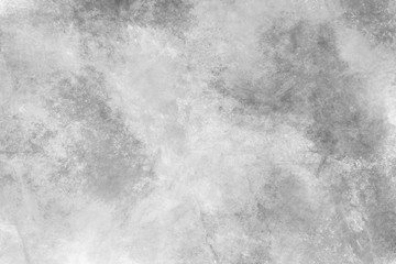 Concrete wall white grey color for background. Old grunge textures with scratches and cracks. White painted cement wall texture.