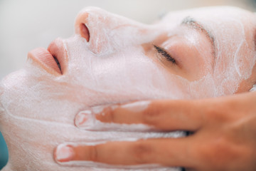 Fototapeta premium Rejuvenating Facial Skin Mask Treatment