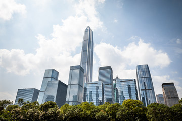 Obraz premium Scenery of Shenzhen City, China