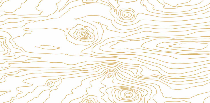 Seamless wooden pattern. Wood grain texture. Dense lines. Abstract white background. Vector illustration