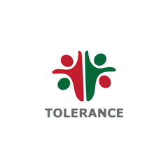 Social Network Team Partners Family Friends logo design vector