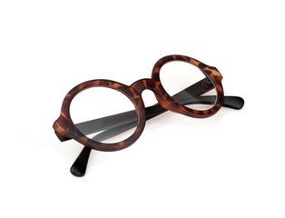 Glasses isolated on white background for applying on a portrait