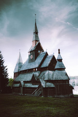 Fototapeta na wymiar Hahnenklee Staabskirche Harz Deutsch Kirche