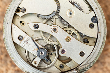 Fototapeta na wymiar Reparation and restoration of watches
