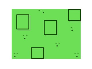 Green and black geometric background, color texture, vector poster. Graphic illustration. Hand drawn object, modern