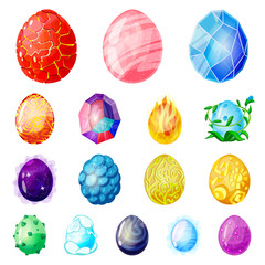 Vector design of dinosaur and magic icon. Set of dinosaur and fantasy vector icon for stock.