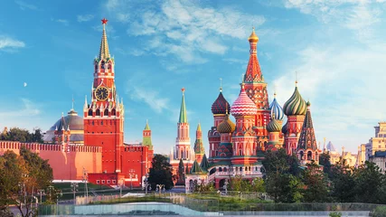 Zelfklevend Fotobehang Moskou in Rusland © TTstudio
