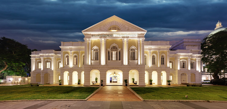 Singapore - Old Partliament At Night, Art House