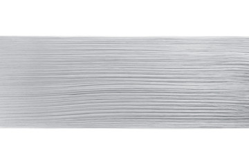 Gray hair on white background, isolated. Horizontal line