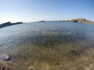 S Escala beach near Favaritx lighthouse Minorca Balearics Spain