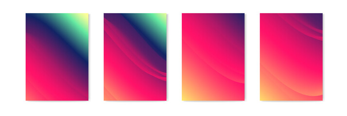 Fototapeta premium Modern liquid background. Abstract gradient colors flow.
