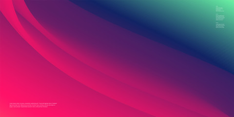 Abstract liquid color flow background. Modern colour wave banner.