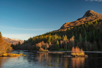 Glencoe Lochan, glencoe, highlands, Scotland, uk.