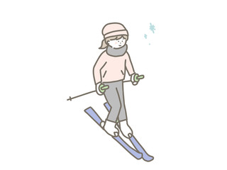 Skiing kids-3