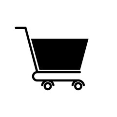 Shopping icon with isolated on a white background(shopping cart). vector illustration elements