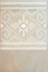 traditional indian ornament on pastel background