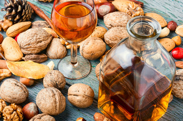 Autumn nutty liquor