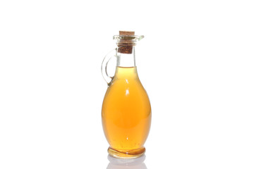 Bottle with olive oil. Isolated