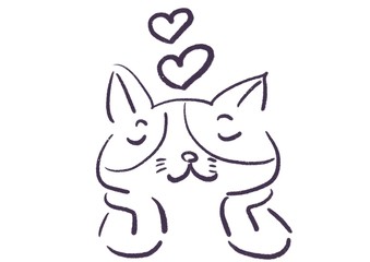 Happy cat illumination 