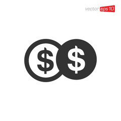 Dollar Money Icon Design Vector