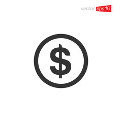Dollar Money Icon Design Vector