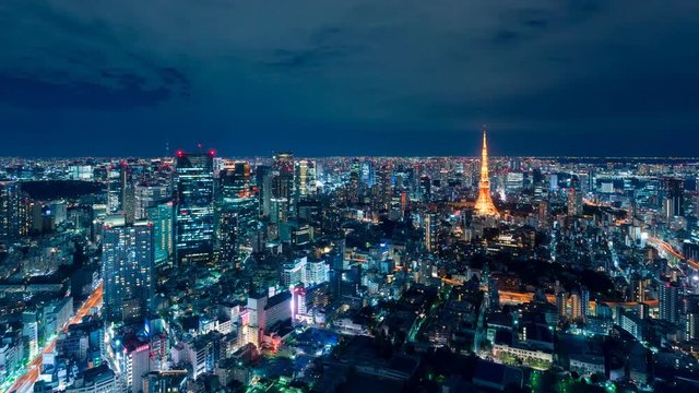 東京風景・タイムラプス