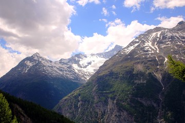 Alpines Hochgebirge der Schweiz