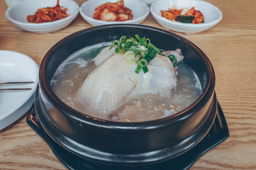 close up of Samgyetang