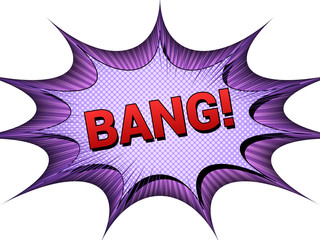 Comic explosive light template