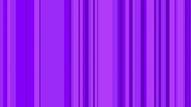 Colorful striped sequence pattern background. 4K abstract purple motion graphics background for clubs, shows, animation.
