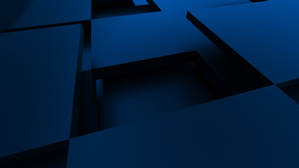 Dark blue neutral background for wide banner, dark design wallpaper, 4k resolution