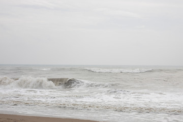 winter on a tropical beach