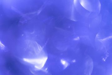 bright christmas bokeh. iridescent glare silver